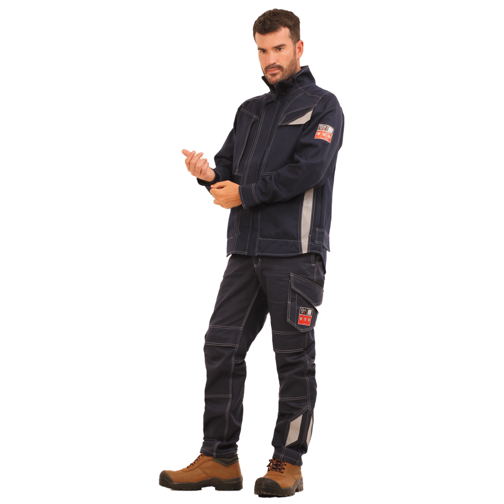 PANTALON IGNIFUGO ANTIESTATICO RISK CURRENT 11 CAL/CM2 AZUL