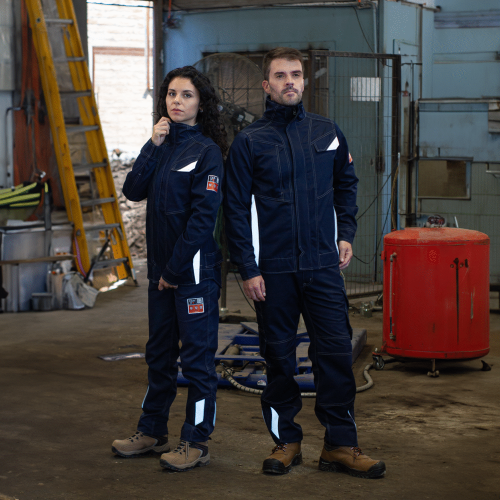 PANTALON IGNIFUGO ANTIESTATICO RISK CURRENT 11 CAL/CM2 AZUL - Imagen 4