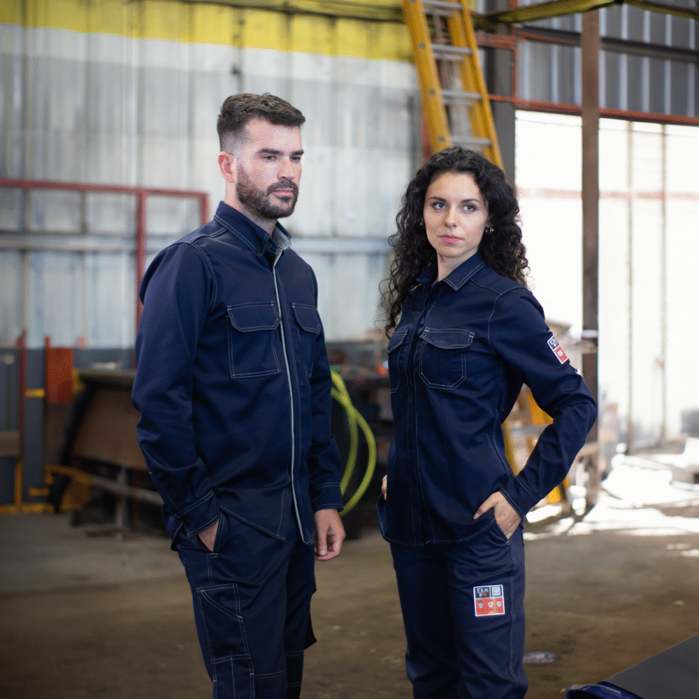 CAMISA IGNIFUGA ANTIESTATICO WS CURRENT 11 CAL/CM2 AZUL - Imagen 3