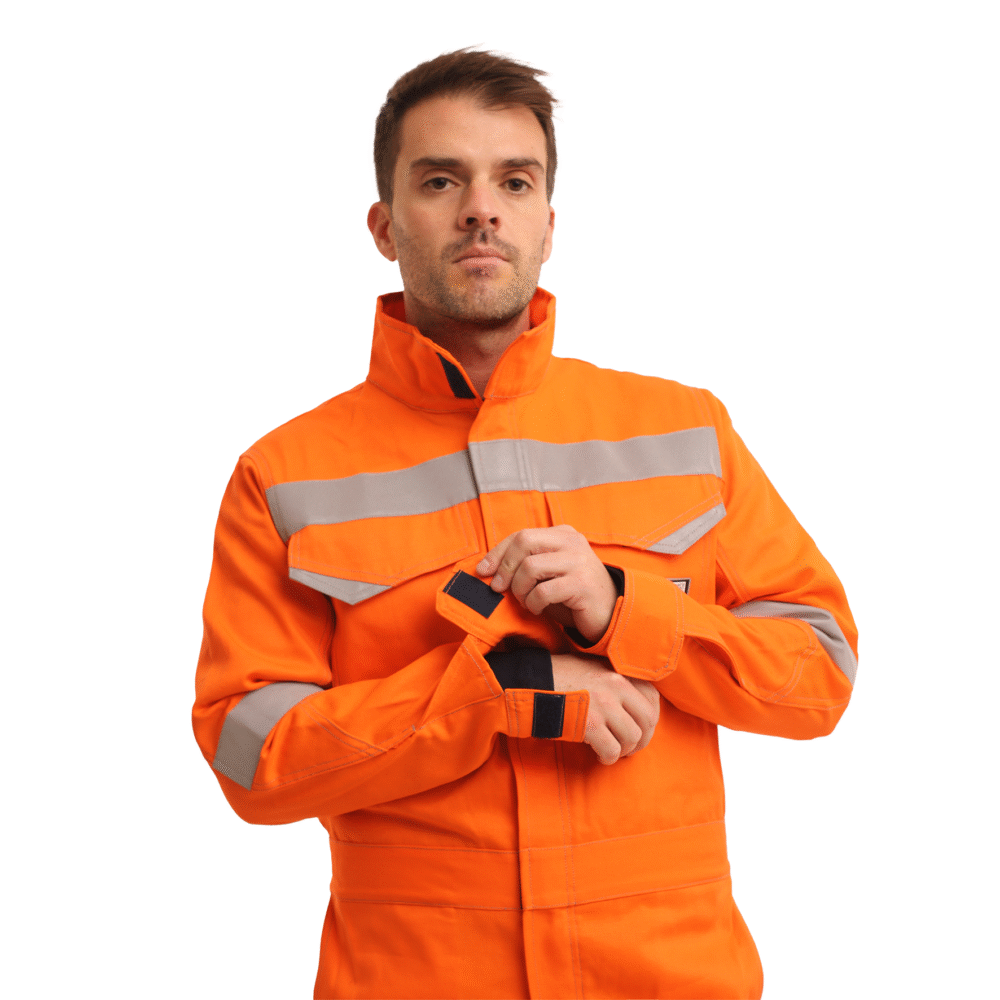 OVEROL IGNIFUGO ANTIESTATICO COVERT CURRENT 11 CAL/CM2 NARANJO - Imagen 5