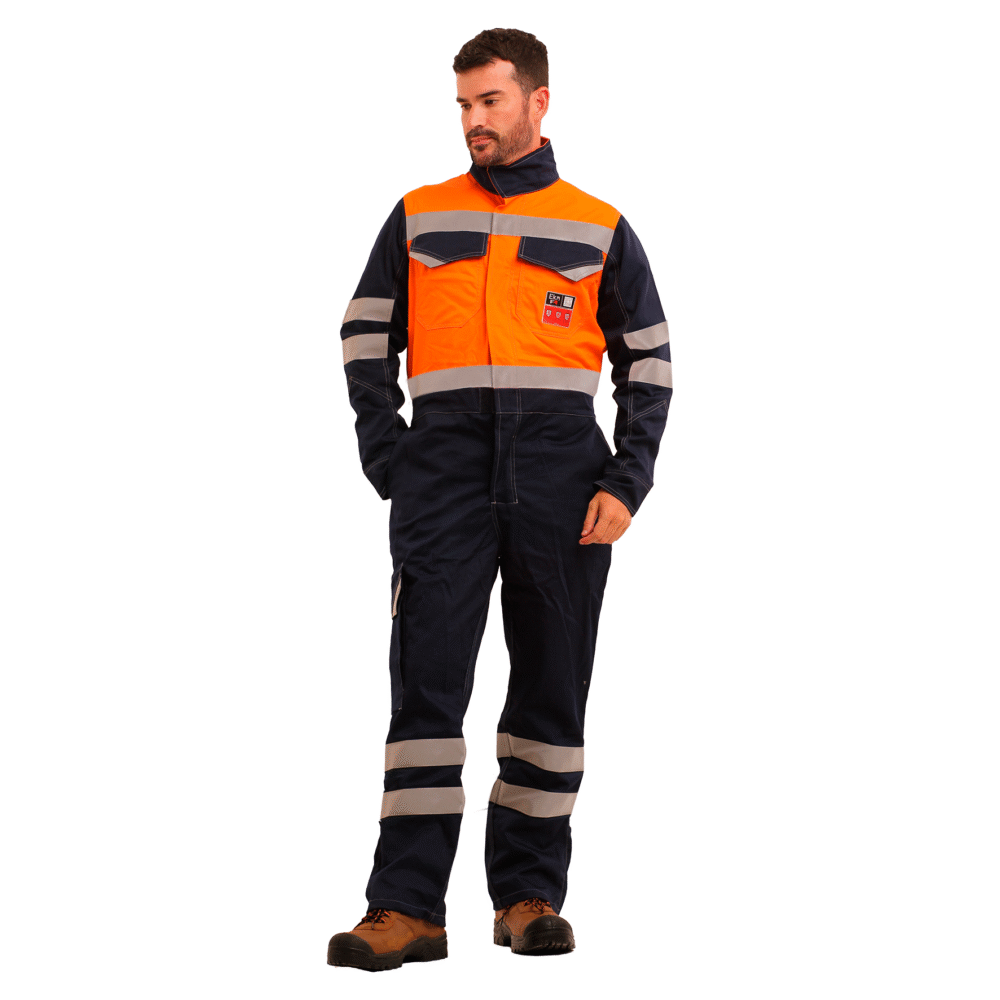 OVEROL IGNIFUGO ANTIESTATICO COVERT CURRENT H.V 11 CAL/CM2 NAR/AZUL