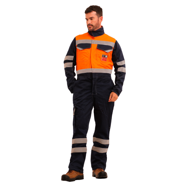 OVEROL IGNIFUGO ANTIESTATICO COVERT CURRENT H.V 11 CAL/CM2 NAR/AZUL