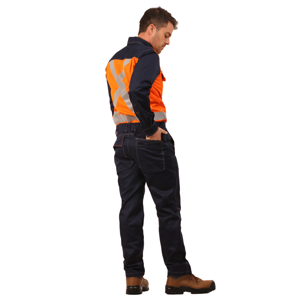 PANTALON IGNIFUGO ANTIESTATICO BOLD CURRENT 11 CAL/CM2 AZUL - Imagen 2