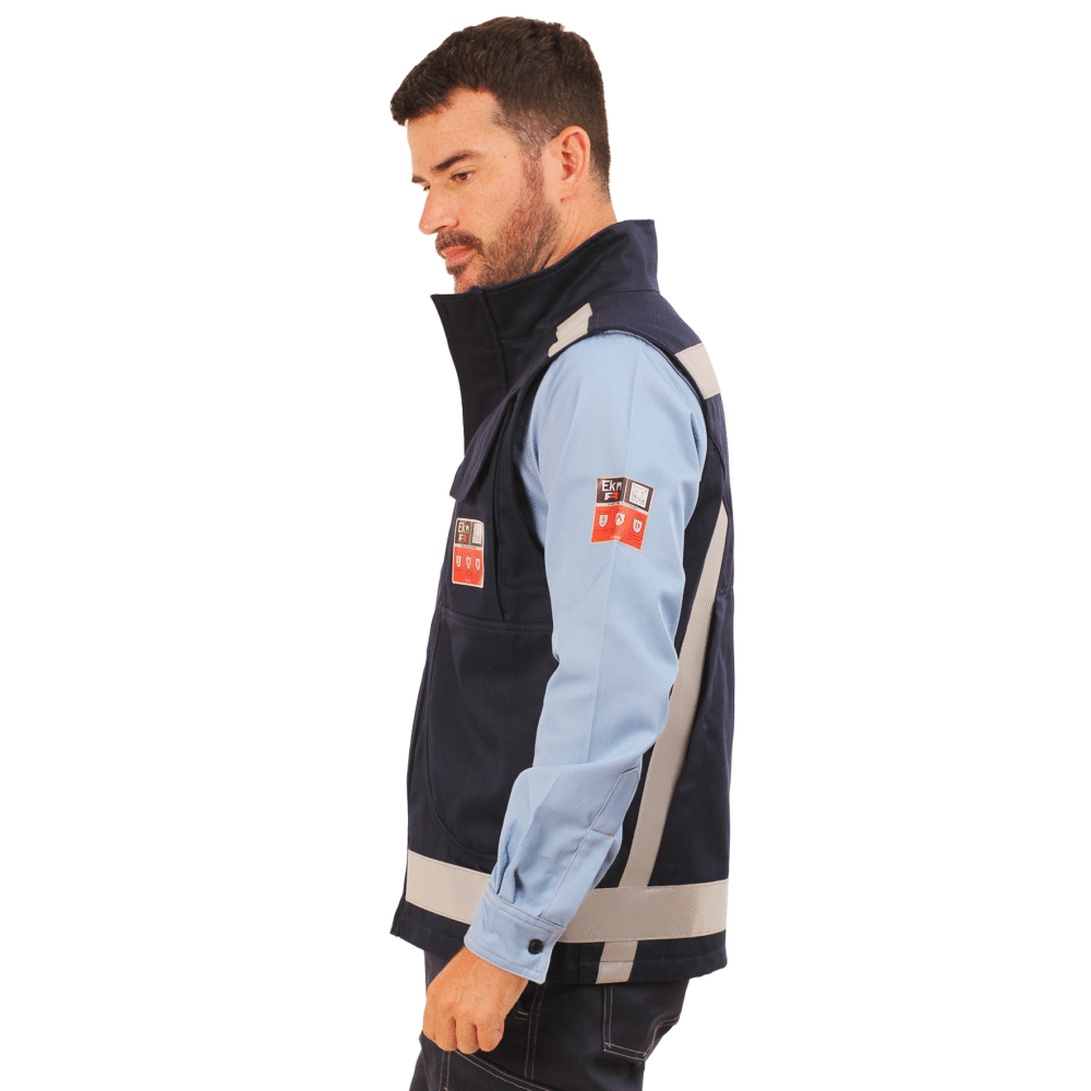 GEOLOGO IGNIFUGO ANTIESTATICO RISK CURRENT 11 CAL/CM2 AZUL - Imagen 3