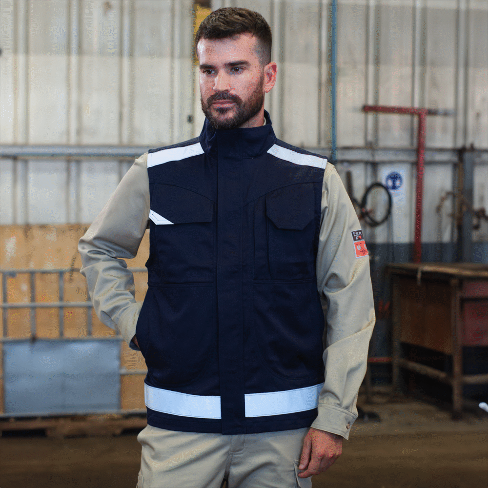 GEOLOGO IGNIFUGO ANTIESTATICO RISK CURRENT 11 CAL/CM2 AZUL - Imagen 4