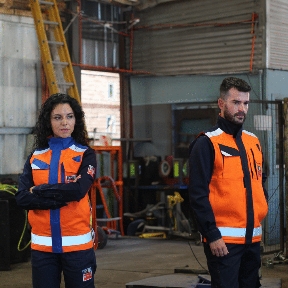 GEOLOGO IGNIFUGO ANTIESTATICO RISK CURRENT 11 CAL/CM2 NARANJO AZULINO - Imagen 3