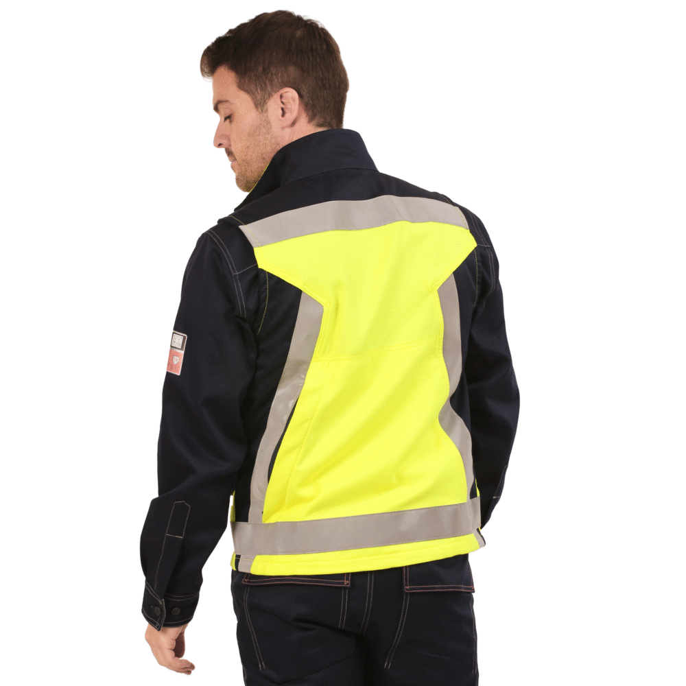 GEOLOGO RISK IGNIFUGO ANTIESTATICO CURRENT 11 CAL/CM2 AM.FLUOR/AZUL - Imagen 2