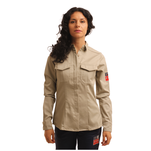 BLUSA IGNIFUGA ANTIESTATICO WS CURRENT 11 CAL/CM2 BEIGE