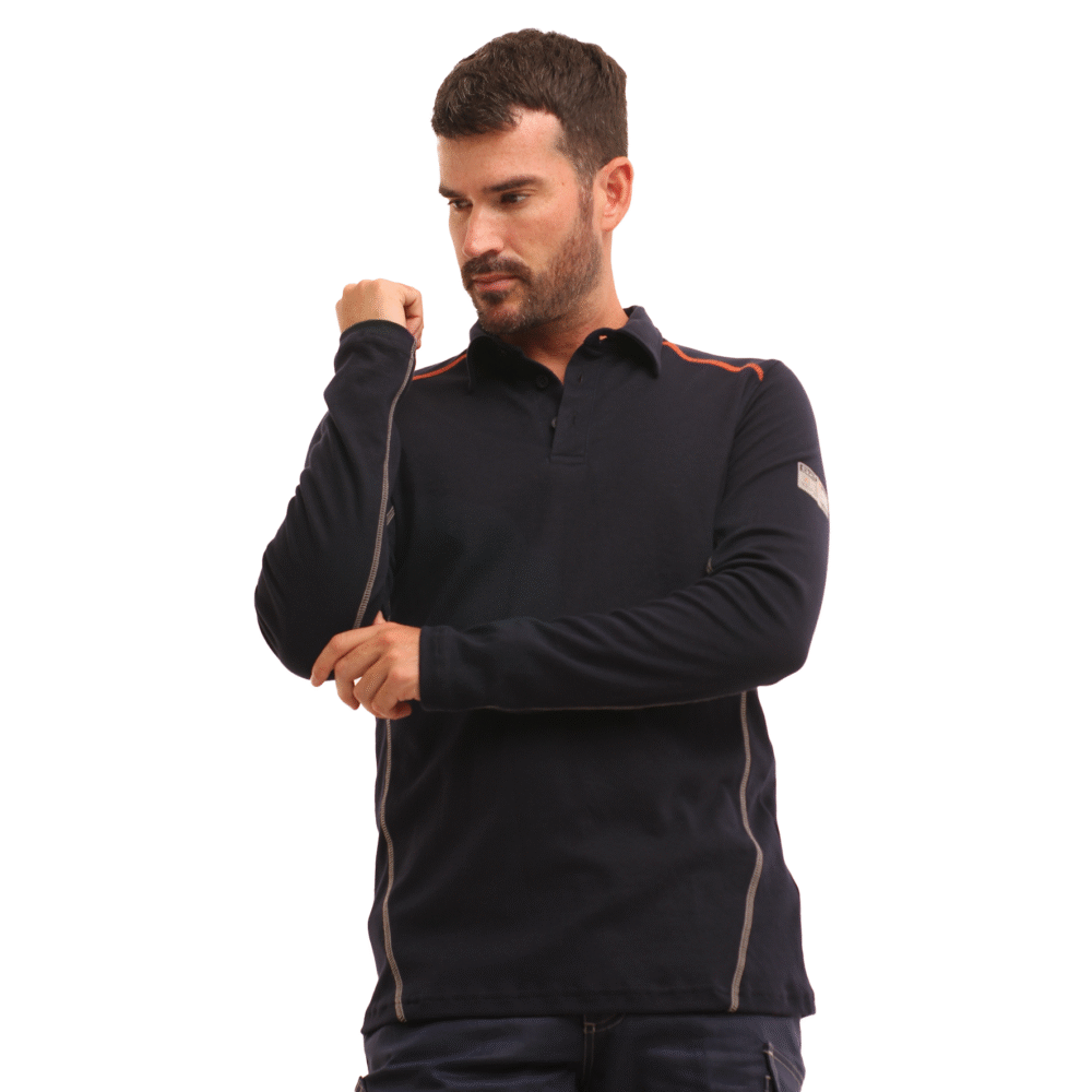 POLERA IGNIFUGA WARM STIFF COLOR AZUL