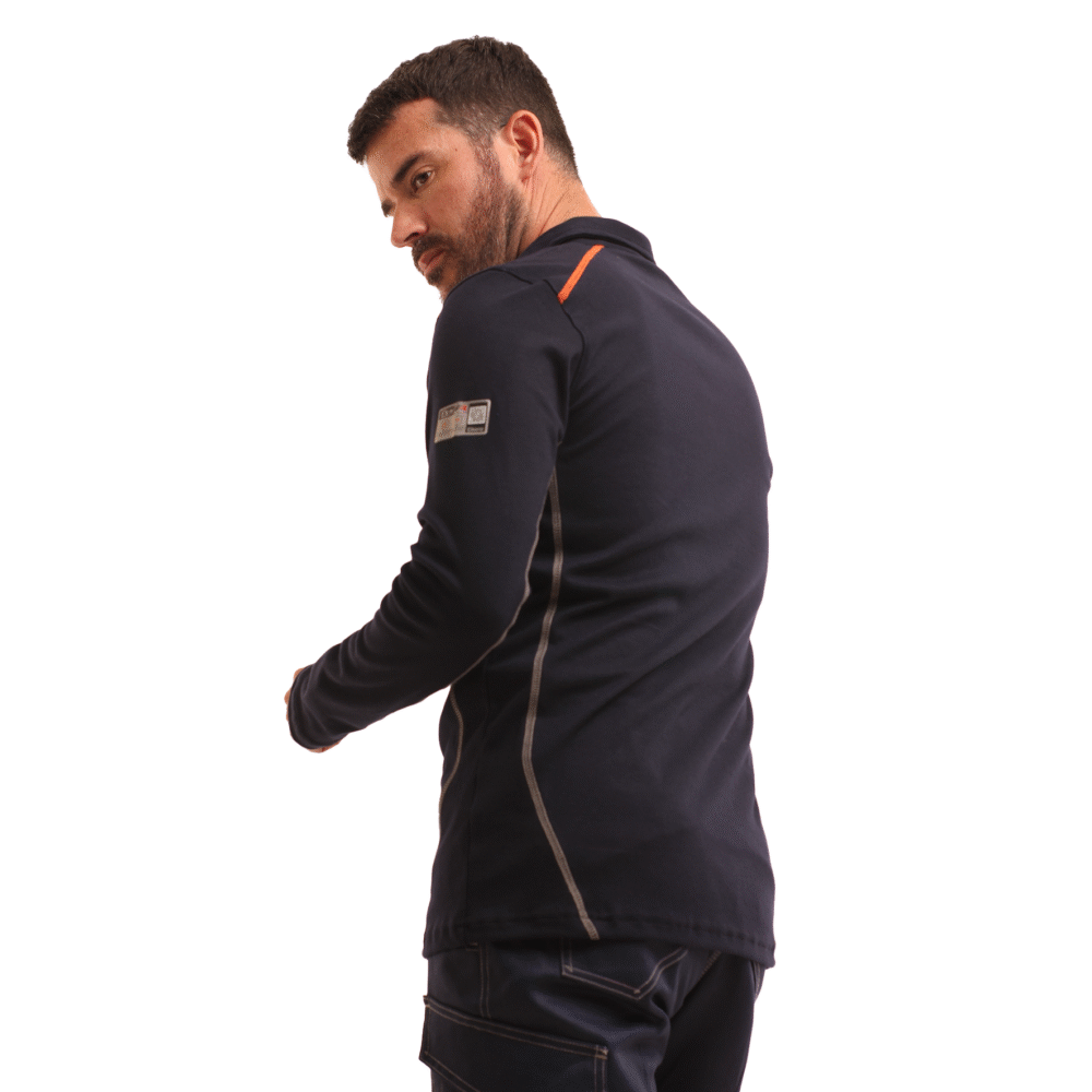 POLERA IGNIFUGA WARM STIFF COLOR AZUL - Imagen 2