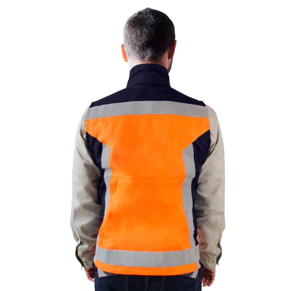 GEOLOGO IGNÍFUGO UNISAFE FR RISK NARANJO/AZUL - Imagen 2