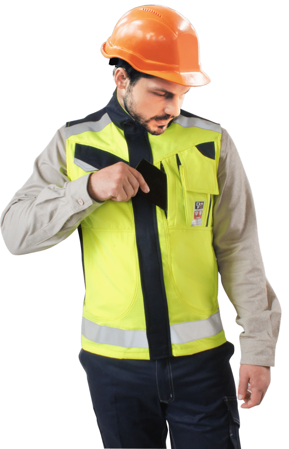 GEOLOGO IGNÍFUGO UNISAFE FR RISK AMARILLO/AZUL