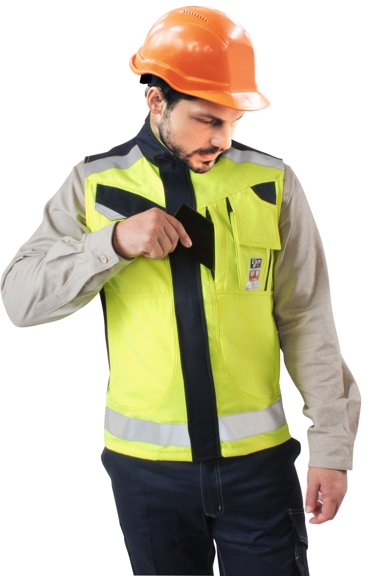 GEOLOGO IGNÍFUGO UNISAFE FR RISK AMARILLO/AZUL – eikonaapp