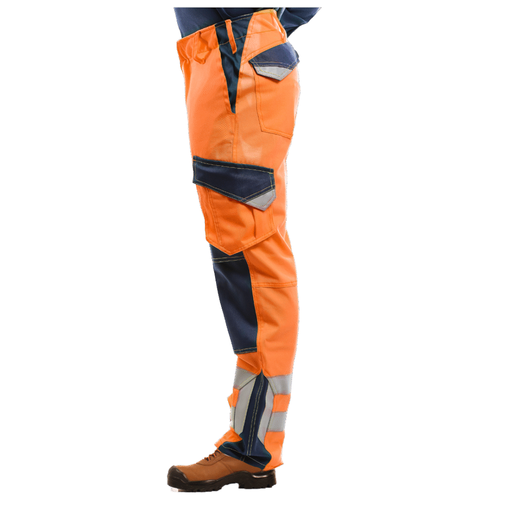 PANTALON IGNÍFUGO UNISAFE FR RISK HIGH VISIBILITY - Imagen 2