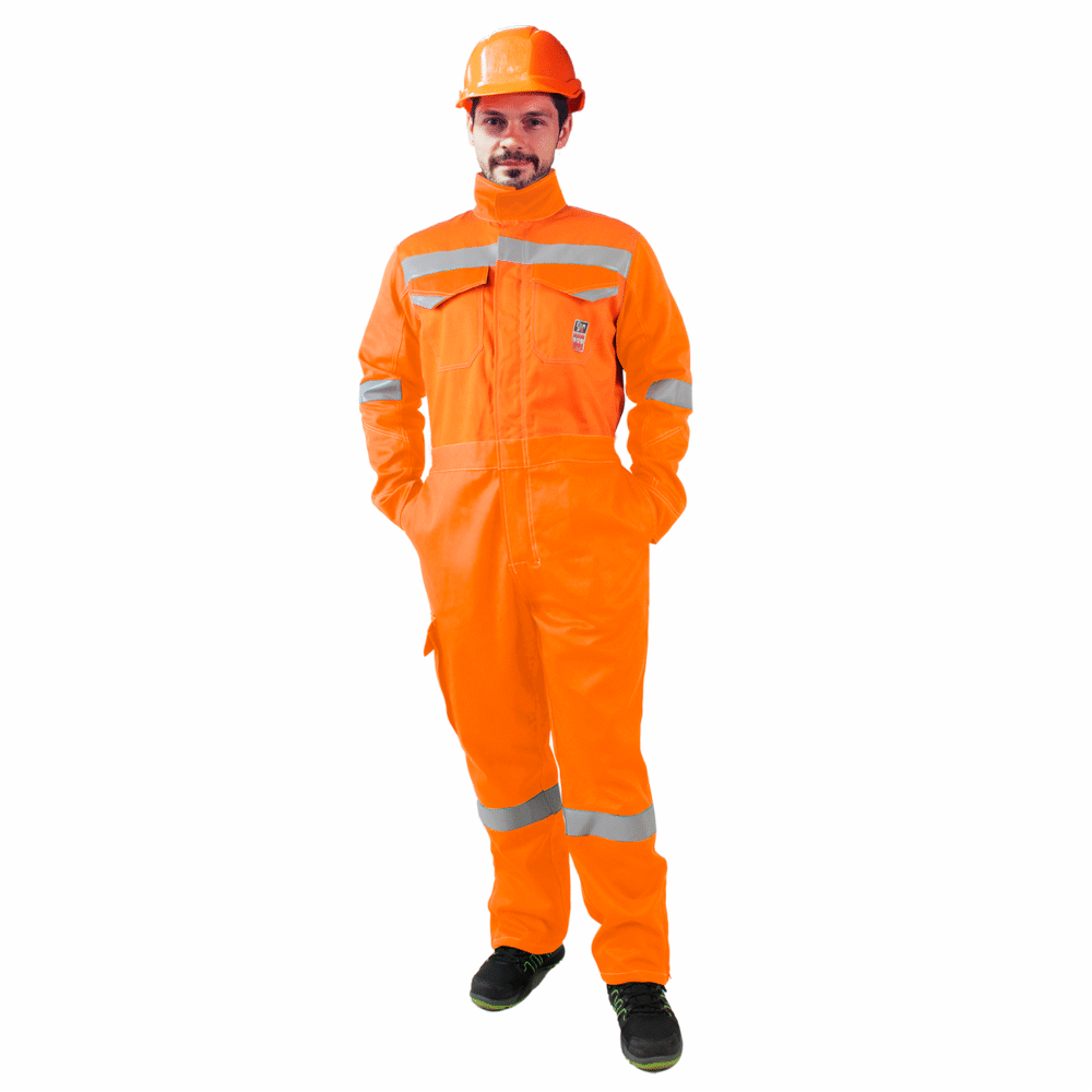 OVEROL IGNIFUGO UNISAFE FR COVERT NARANJO
