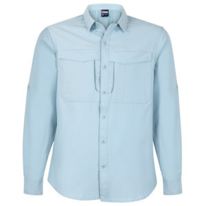 Camisa Salvia Manga Larga Hombre