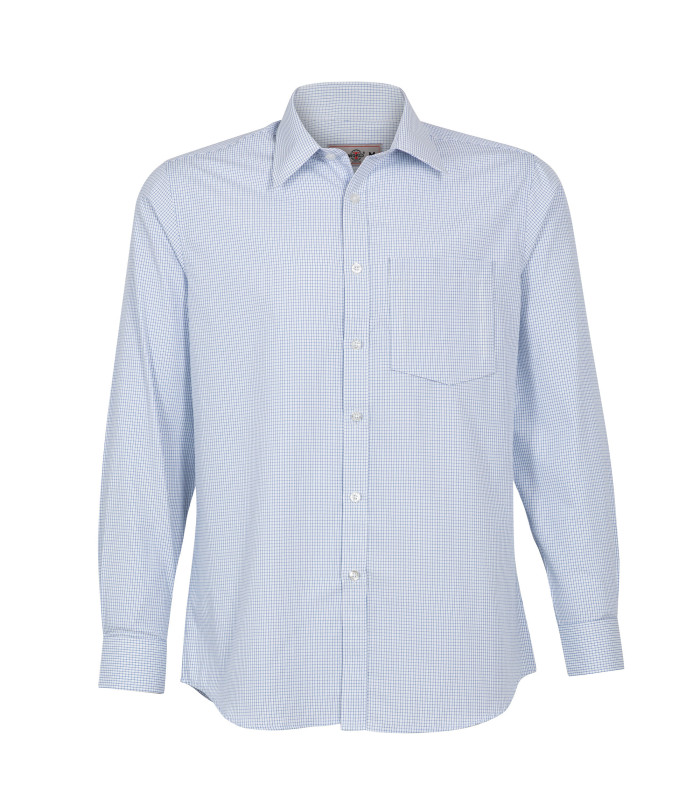 Camisa Trevira Urban Cuadros Manga Larga Hombre - Imagen 2
