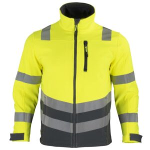 Chaqueta Softshell Hi-Vis Clase 2 Manga Larga Hombre