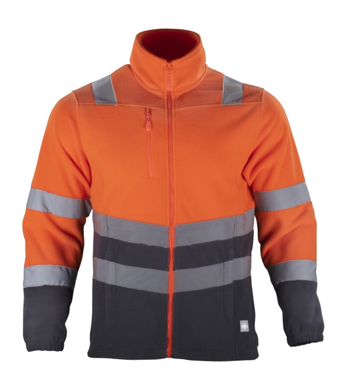 Micropolar Hi-Vis Clase 2 Bi-Color Manga Larga Hombre - Imagen 2