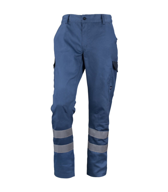 Pantalón Cargo Gabardina Bi-Color Con Cinta Hombre - Imagen 2