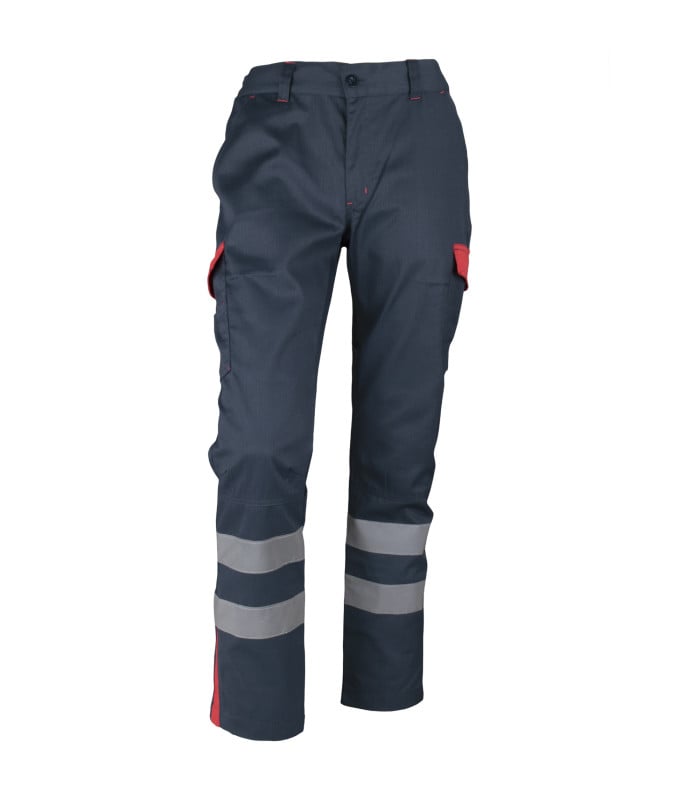 Pantalón Cargo Gabardina Bi-Color Con Cinta Hombre - Imagen 3
